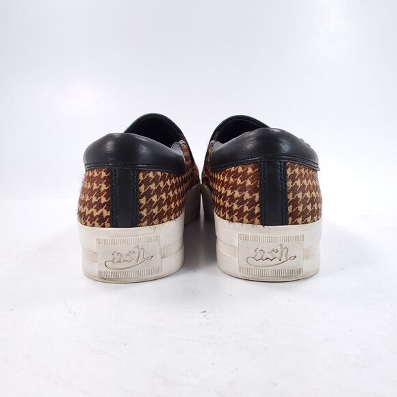 ASN Jam Slip On Casual Walking Shoe Womens Size 9 39 Brown White - Picture 3 of 9